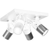 Milagro - Lampa sufitowa WILSON WHITE 4xGU10