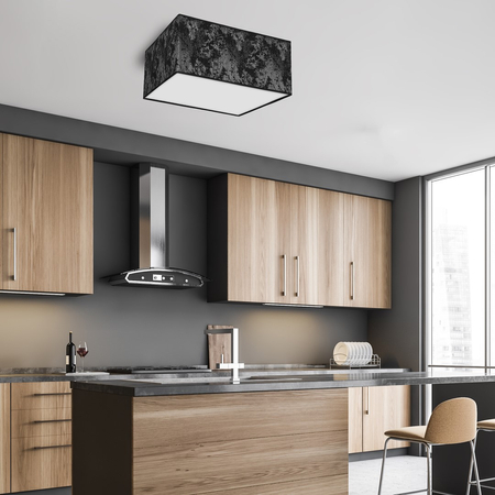 Milagro - Lampa Sufitowa SATINO SILVER 2xE27