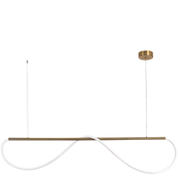 Lampa wisząca Meleca M złota LED CCT
