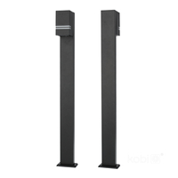 Słupek ogrodowy QUAZAR 12 1xGU10 IP44 czarny Kobi