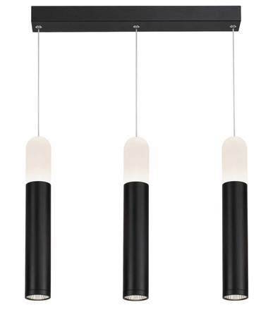 Lampa wisząca Fano czarna LED 3000K