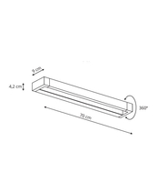 Kinkiet ruchomy Cargo biały IP44 LED 4000K