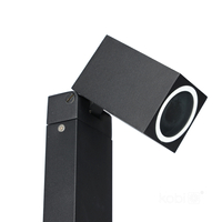 Słupek ogrodowy QUAZAR 15S 1xGU10 IP44 czarny Kobi