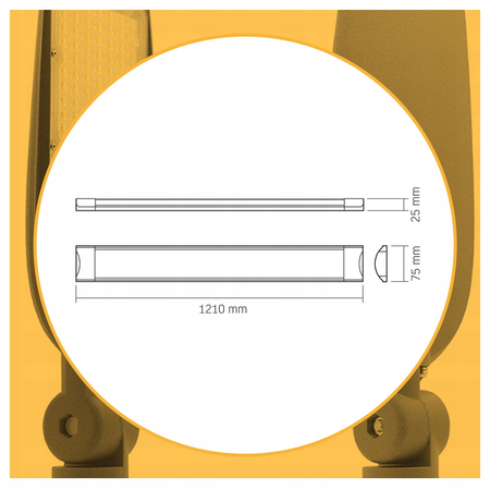 Oprawa liniowa LED Videx 36W 4000K lampa listwa