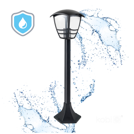 Słupek ogrodowy TEVIO S 1xE27 IP54 czarny LED2B