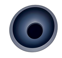 Plafon COCO 60 cm niebieski LED