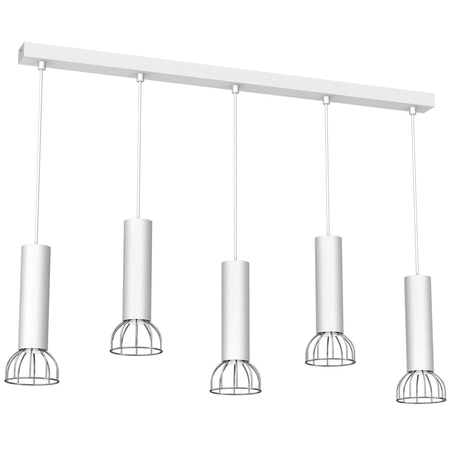 Milagro - Lampa Wisząca DANTE SILVER 5x mini GU10