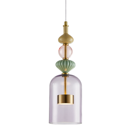 Lampa wisząca ARTE 12W LED śr. 13cm mosiądz