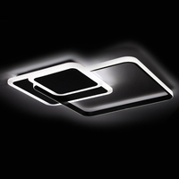 LAMPA SUFITOWA 72W CZARNA + PILOT DL-F06 TUNA