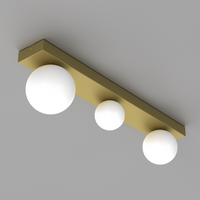 Milagro - Lampa sufitowa BIBIONE GOLD 3xG9