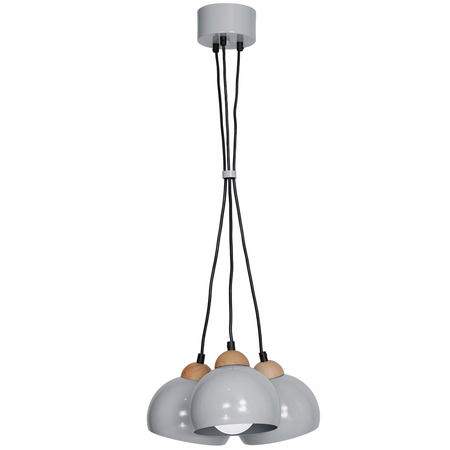 Milagro - Lampa wisząca DAMA GRAY 3xE27