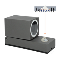 Kinkiet ogrodowy z czujnikiem ruchu QUAZAR 15 1xGU10 LX IP44 szary Kobi