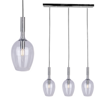 Milagro - Lampa wisząca TANGO CLEAR 3xE14