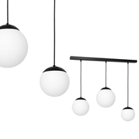 Milagro - Lampa wisząca LIMA BLACK 3xE14