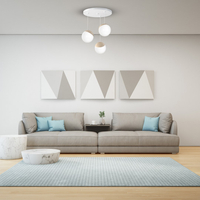 Milagro - Lampa wisząca SFERA WOOD 3xE14