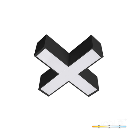 Łącznik X do LED KOLINE K2 czarny Kobi Pro