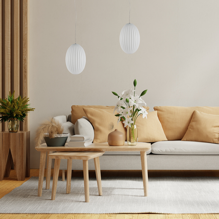 Milagro - Lampa wisząca BRAGA WHITE 1xE27