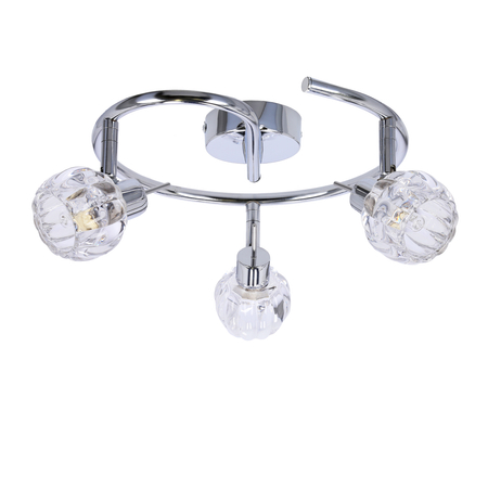 BOMBOLA LAMPA SUFITOWA SPIRALA 3X40W G9 CHROM BEZ ŻARÓWEK