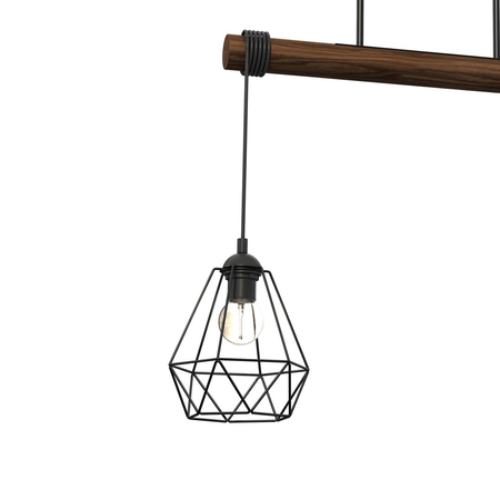 Milagro - Lampa wisząca ACERO 3xE27