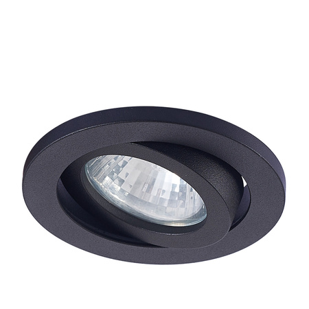 Ruchome oczko podtynkowe Lagos czarne IP20 1xGU10