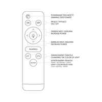 Milagro - Plafon BUBBLES 48W Ø490 mm