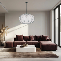 MELLOW lampa wisząca czarny 1x40W E27 abażur mist 60 biały kula