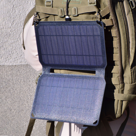 Przenośna ładowarka słoneczna panel solarny 10W USB 3w1 VSO-F510U
