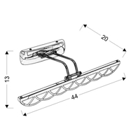 MOVE KINKIET 6W LED CHROMOWY 4000K