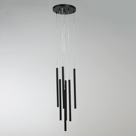 Lampa wisząca Lungo 7 czarna 7xG9
