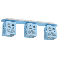 Milagro - Lampa sufitowa RALLY BLUE 3xE27 60W