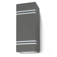 Kinkiet ogrodowy QUAZAR 7 2xGU10 IP44 szary Kobi