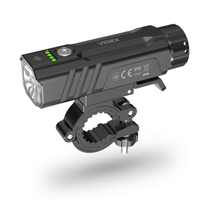 Latarka lampka rowerowa LED Videx 20W 2000lm 5000K IP68 USB + uchwyt