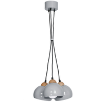 Milagro - Lampa wisząca DAMA GRAY 3xE27