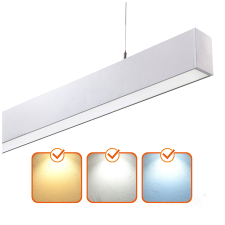 Oprawa liniowa LED KOLINE K2 20W 3CCT biała Kobi Pro