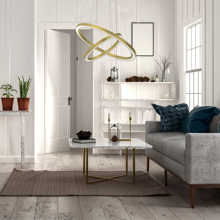 Milagro - Lampa wisząca GALAXIA GOLD 46W LED