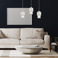 Milagro - Lampa wisząca BLANCO 3xE27