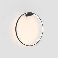 Kinkiet Mirror L czarny IP44 LED CCT