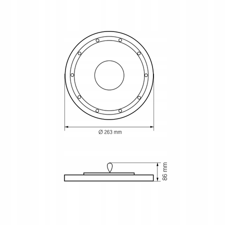 Lampa LED High Bay Oświetlenie Przemysłowe 100W IP65 12000 Lumenów Czarna