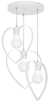 Milagro - Lampa wisząca AMORE WHITE 3xE27