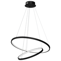 Milagro - Lampa wisząca ROTONDA BLACK 51W LED