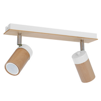Milagro - Lampa sufitowa BARON WHITE 2xGU10