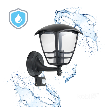 Kinkiet ogrodowy TEVIO KG 1xE27 LX IP54 czarny LED2B