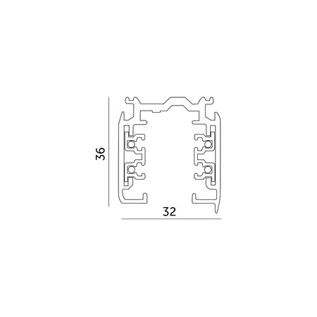 Szynoprzewód 3-obwodowy 2m czarny Kobi