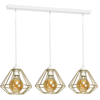Milagro - Lampa wisząca LUPO WHITE/GOLD 3xE27