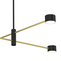 Milagro - Lampa sufitowa CROSS GOLD 4xGX53