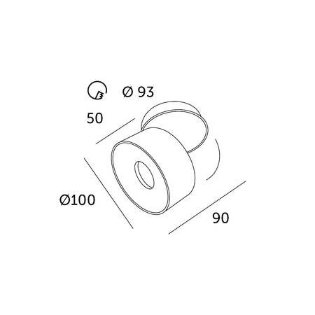 Downlight OSLO 14W 3000K biały Art of Light