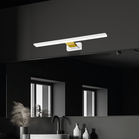 Milagro - Kinkiet SHINE WHITE/GOLD 60cm 13,8W LED