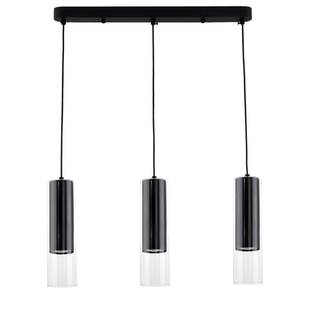 Lampa wisząca Manacor czarna 3xGU10