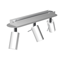 Milagro - Lampa sufitowa PRESTON WHITE/CHROME 3x mini GU10