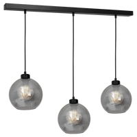 Milagro - Lampa wisząca SOFIA SMOKED 3xE27